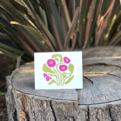 Magenta Flower Folded Card