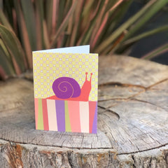 Snail Folded Card