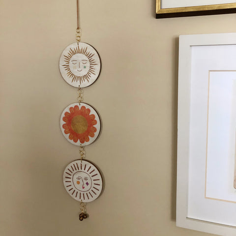 Happy Hanging Modern Mobile - El Sol Mocha