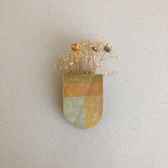 Mini Magnetic Planter Pot - Modern Quilt