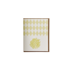 Chrysanthemum (Mum) Folded Card