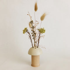 Small Mushroom Vase - Tall Base