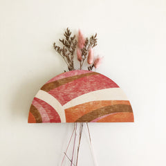 Abstract Dome Wall Vase Planter