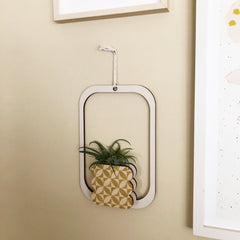 Framed Scallop Petals Wall Vase