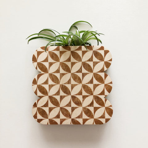 Scallop Petals Wall + Tabletop Vase Planter