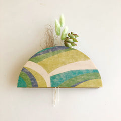 Abstract Dome Wall Vase Planter